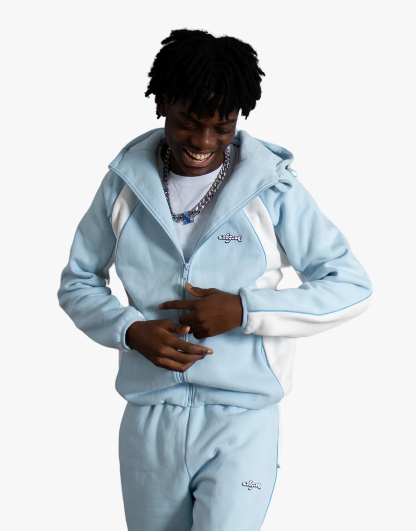 DOUBLE LAYER JACKET [BLUE]