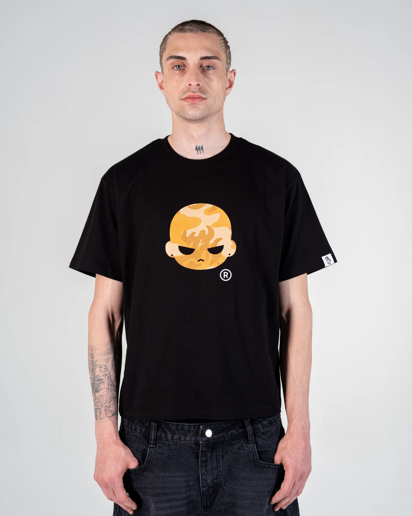 HEAD CAMO TEE [ORANGE]